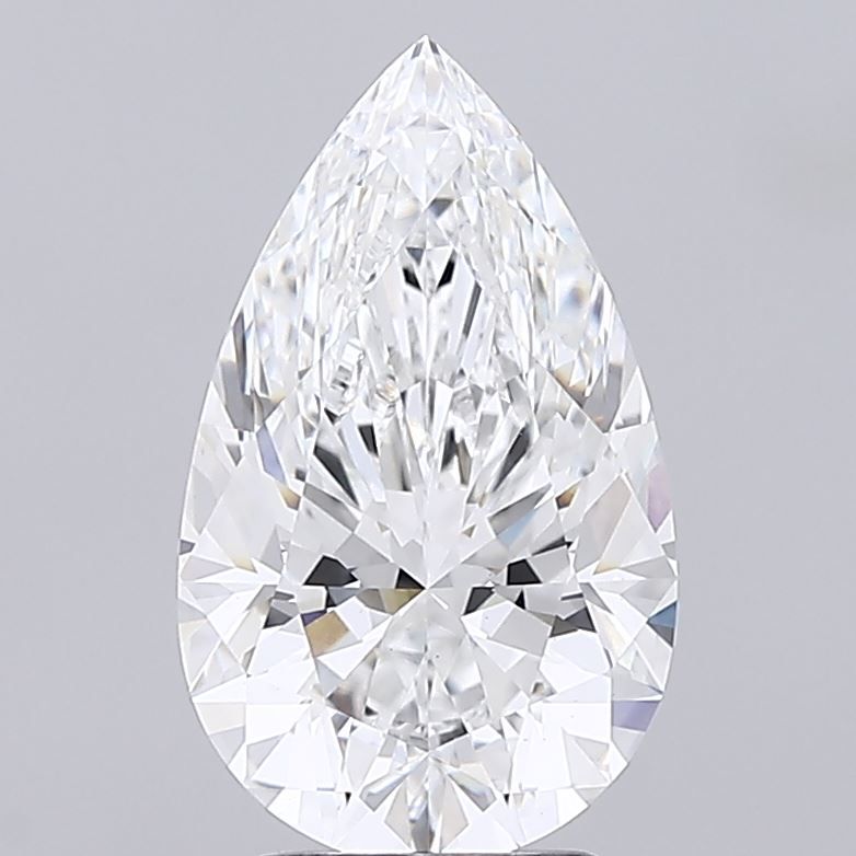 Lab Grown Diamond 3,35Ct D-VS1 Pear - IGILG823669195 1