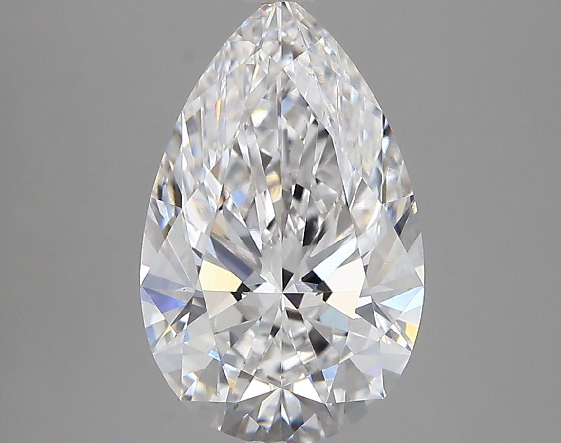 Lab Grown Diamond 3,27Ct D-VS1 Pear - IGILG783610058 1