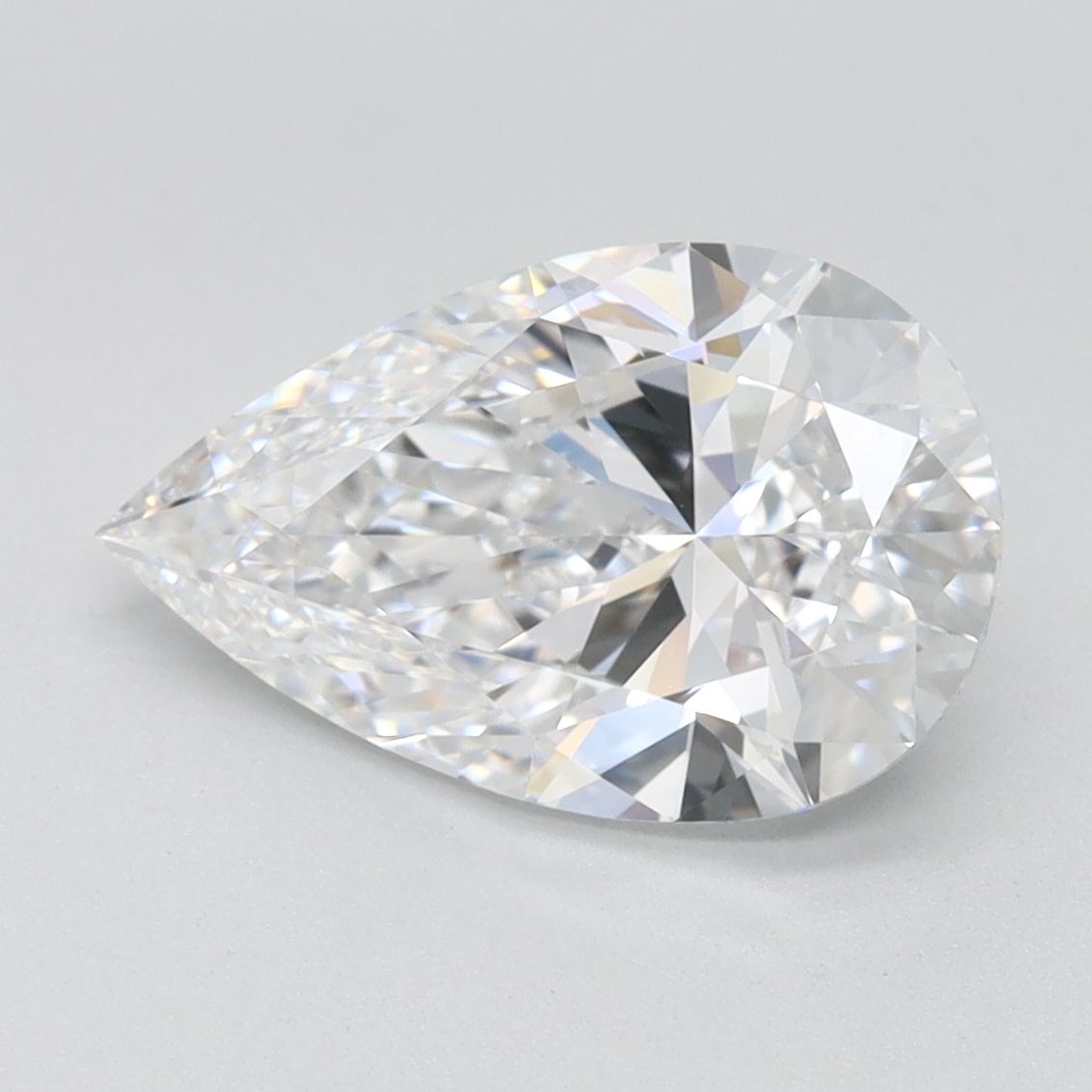 Lab Grown Diamond 2Ct D-FL Pear - IGILG816608442 1