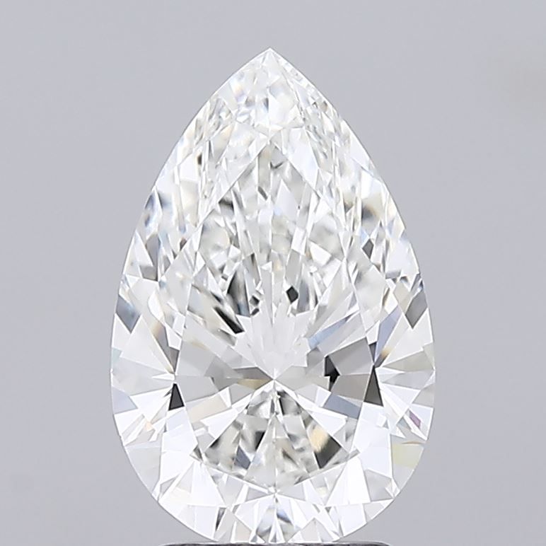 Lab Grown Diamond 2,56Ct F-VVS1 Pear - IGILG823644675 1