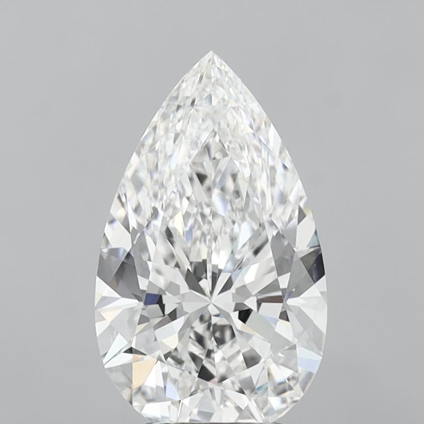 Lab Grown Diamond 3,07Ct D-VVS2 Pear - IGILG823674130 1