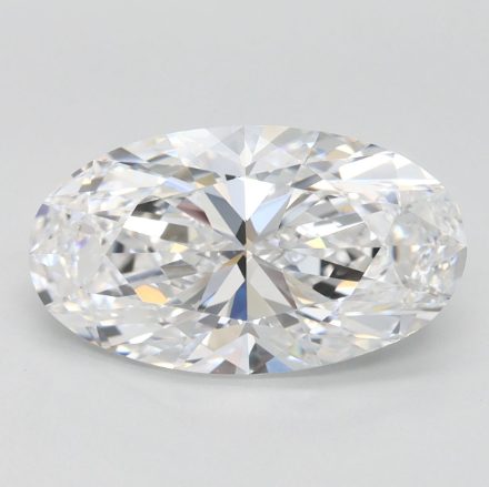 Lab Grown Diamond 3Ct D-FL Oval - IGILG768632221 1