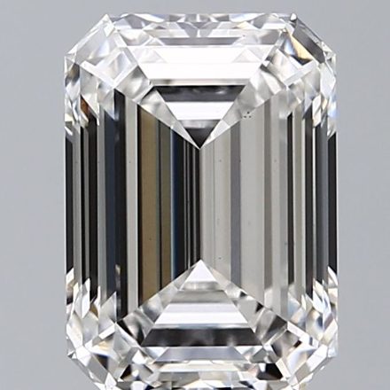Lab Grown Diamond 3,08Ct F-VS2 Emerald - GIA6492054905 1