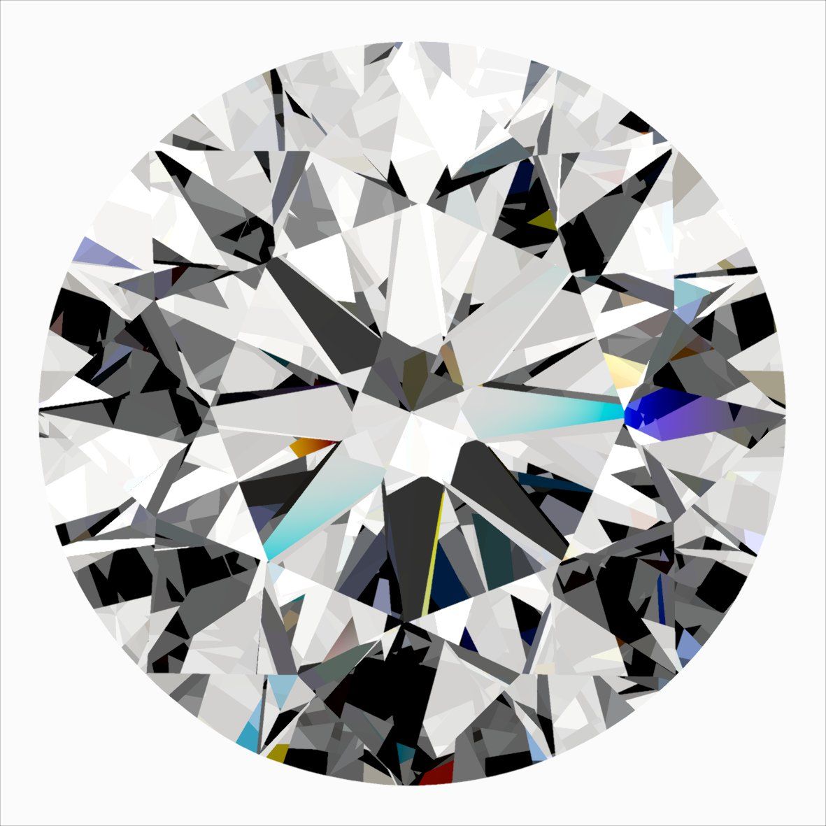 Diamond Natural 0,4Ct E-VVS2 Round - GIA1553943331 1