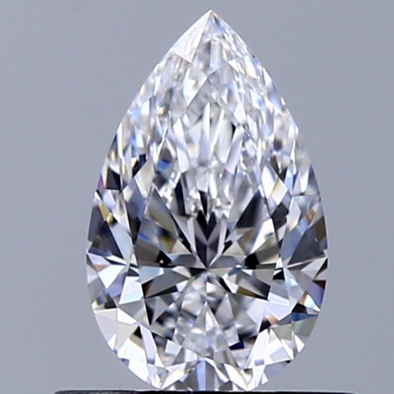 Diamond Natural 0,57Ct D-VS2 Pear - GIA7532565905 1