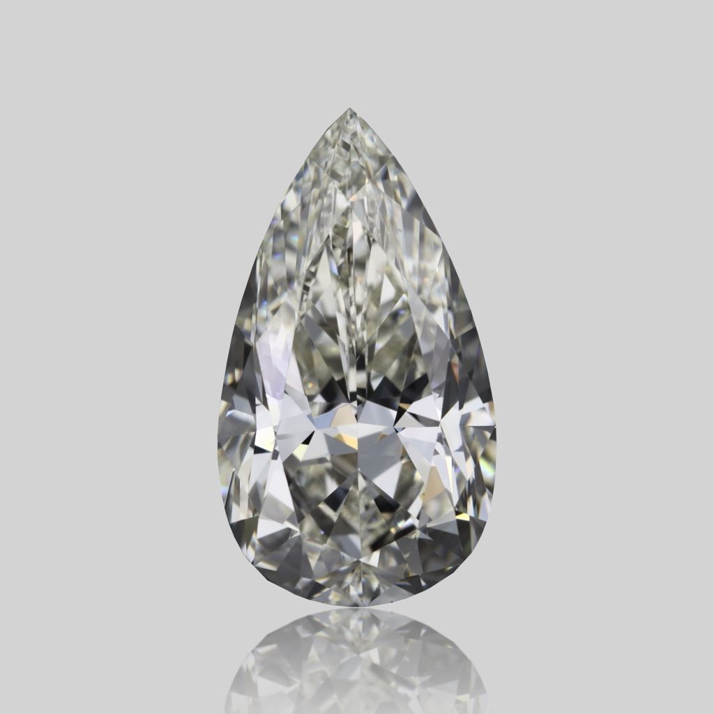 Diamond Natural 1,51Ct K-VVS1 Pear - GIA6551881263 1