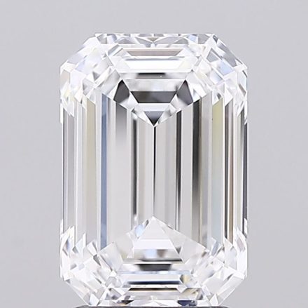 Lab Grown Diamond 2,58Ct D-FL Emerald - IGILG817693426 1