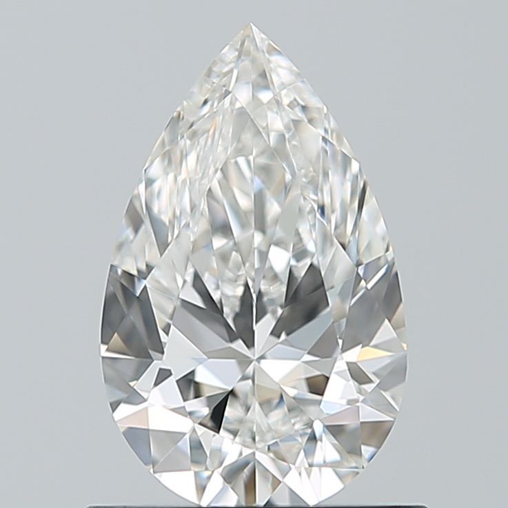 Diamond Natural 0,9Ct F-VS1 Pear - GIA7551951499 1