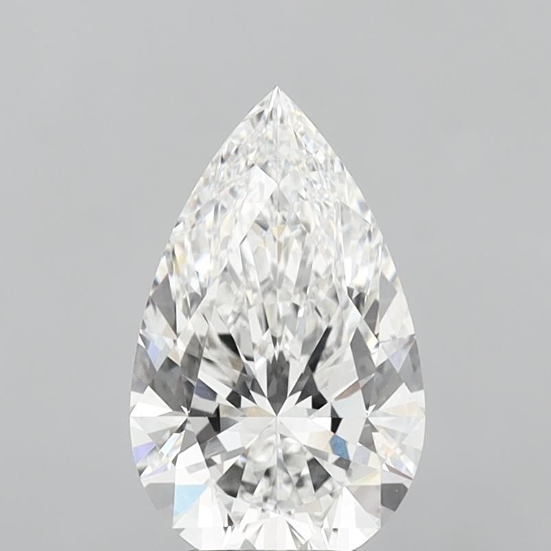 Lab Grown Diamond 3,08Ct E-VS1 Pear - IGILG823683532 1