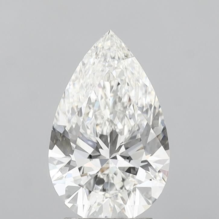Lab Grown Diamond 3,08Ct F-VS1 Pear - IGILG823683554 1