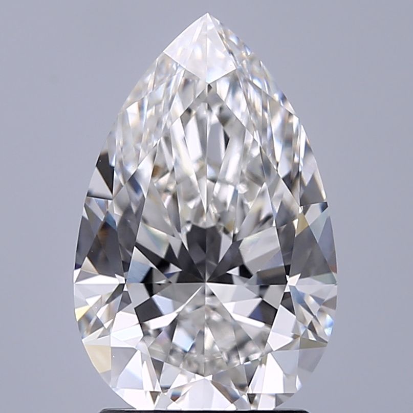 Lab Grown Diamond 2,2Ct F-VVS2 Pear - IGILG804612223 1