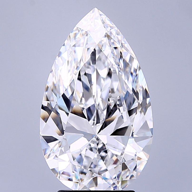 Lab Grown Diamond 3,56Ct D-IF Pear - IGILG816677417 1