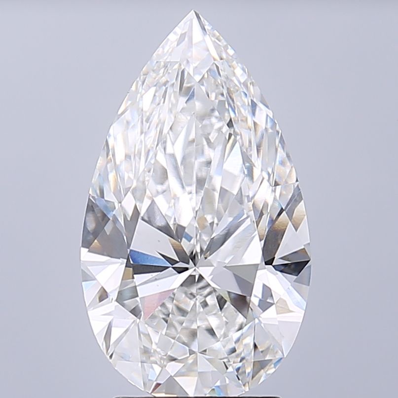 Lab Grown Diamond 2,84Ct E-VVS2 Pear - IGILG804612347 1