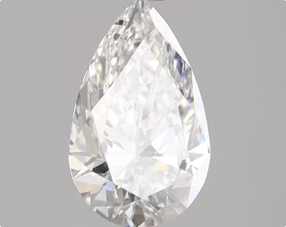 Lab Grown Diamond 1,38Ct E-VS2 Pear - IGILG754575698 1