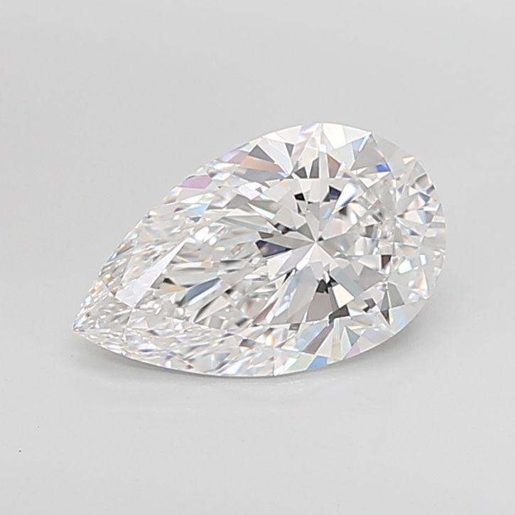 Lab Grown Diamond 3,26Ct D-IF Pear - IGILG817688895 1