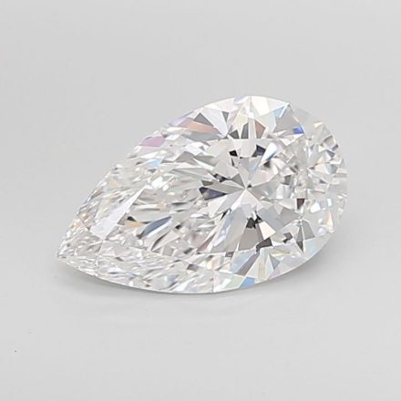 Lab Grown Diamond 3,26Ct D-IF Pear - IGILG817688895 1