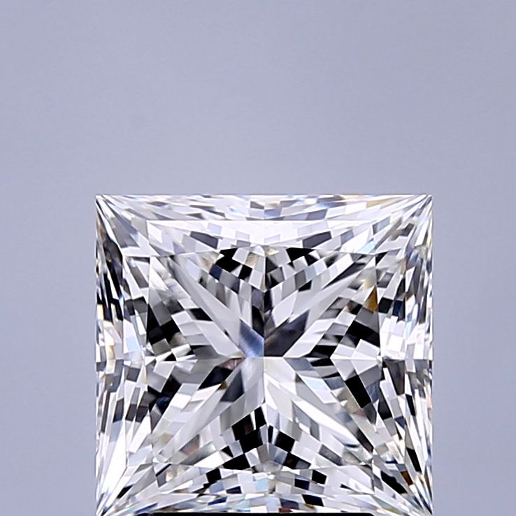 Lab Grown Diamond 3,77Ct F-VVS1 Princess - IGILG813655902 1