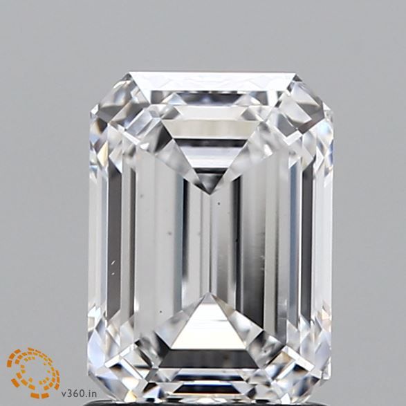 Lab Grown Diamond 1,59Ct E-VS2 Emerald - IGILG611354938 1