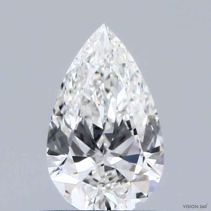 Diamond Natural 0,61Ct F-VS2 Pear - GIA6565008062 1