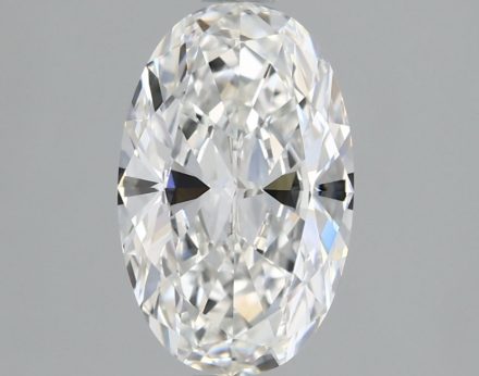 Diamond Natural 1,25Ct F-VVS1 Oval - GIA7541233734 1