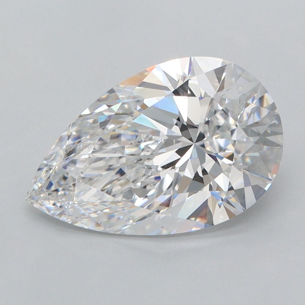 Lab Grown Diamond 2,97Ct D-FL Pear - IGILG816614657 1