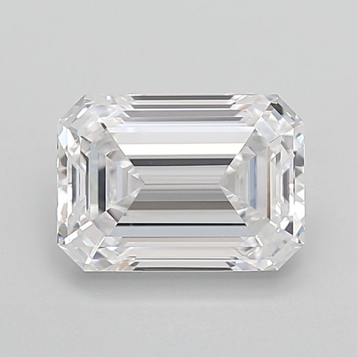 Lab Grown Diamond 3,1Ct D-IF Emerald - IGILG823684702 1