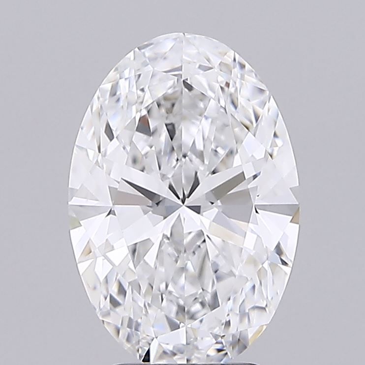 Lab Grown Diamond 2,98Ct D-IF Oval - IGILG812621470 1