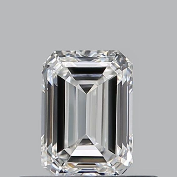 Diamond Natural 0,51Ct F-VVS2 Emerald - GIA6247013366 1