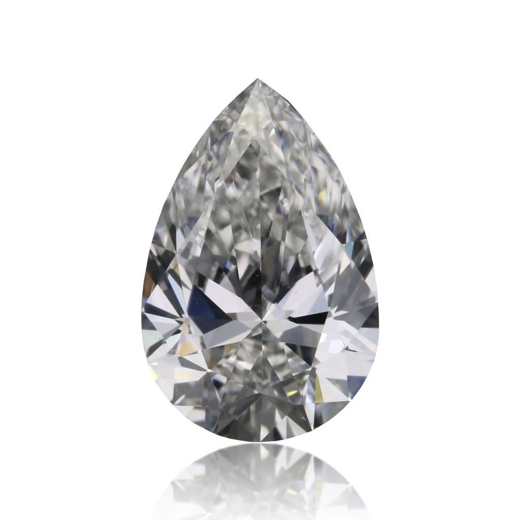 Diamond Natural 0,42Ct F-SI1 Pear - GIA1559885807 1