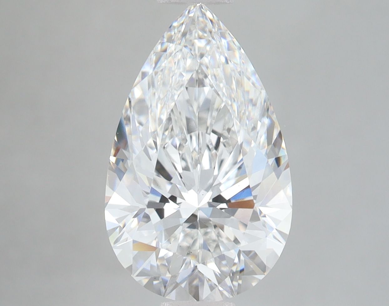 Lab Grown Diamond 3,43Ct E-VS1 Pear - IGILG674554026 1