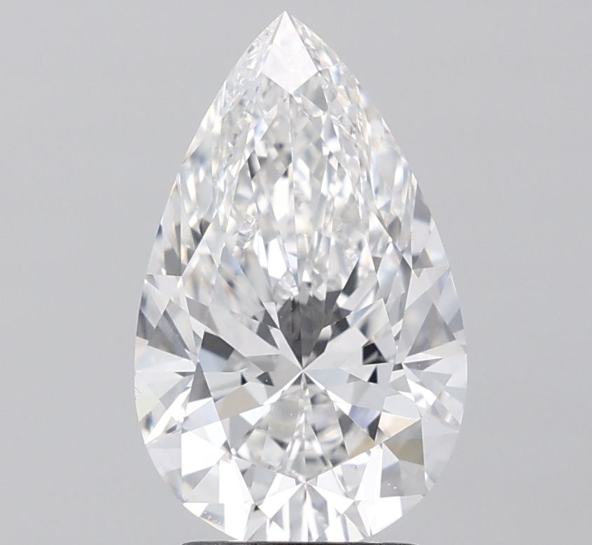 Lab Grown Diamond 3,09Ct E-VVS2 Pear - IGILG787603082 1