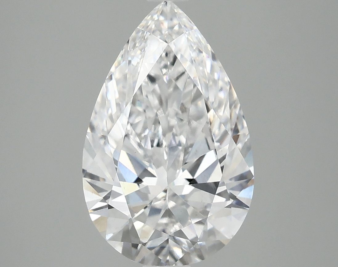 Lab Grown Diamond 3Ct D-VS2 Pear - IGILG689548292 1