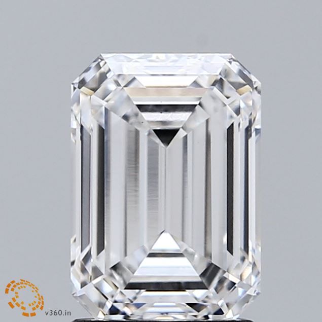 Lab Grown Diamond 2,18Ct D-VS1 Emerald - IGILG662485221 1