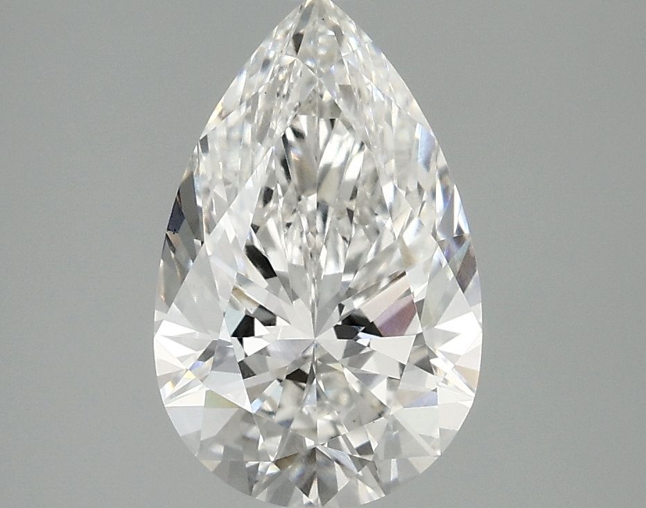 Lab Grown Diamond 2,1Ct F-VVS2 Pear - IGILG733548115 1