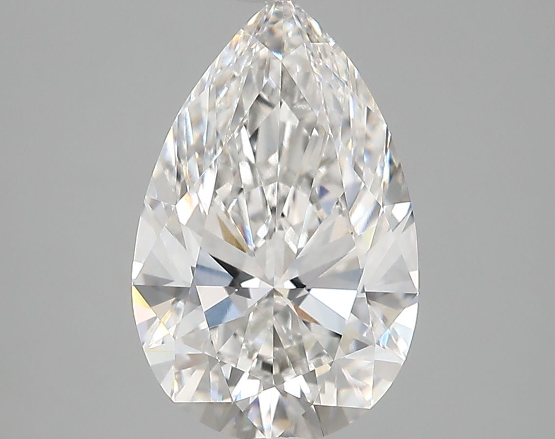 Lab Grown Diamond 3,39Ct F-VVS2 Pear - IGILG826608437 1