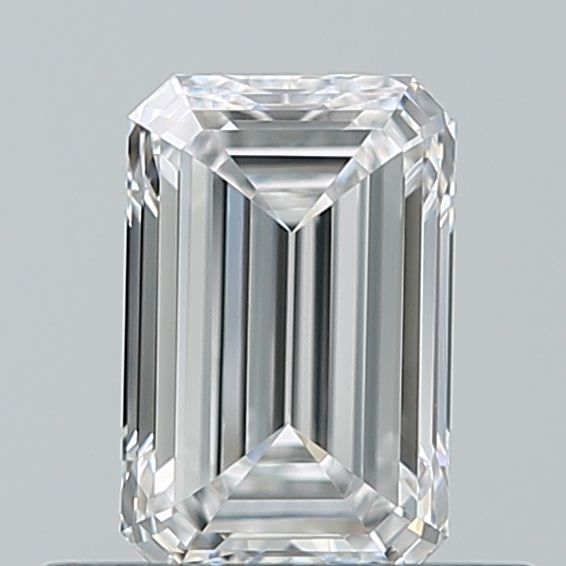 Diamond Natural 0,6Ct D-VVS2 Emerald - GIA6552970690 1