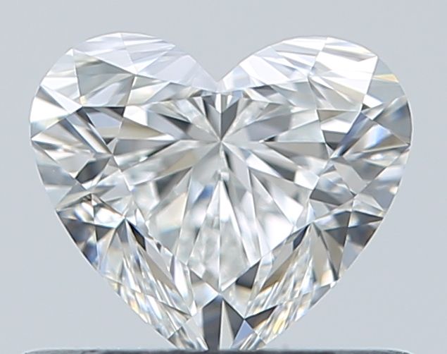 Diamond Natural 0,5Ct F-VVS1 Heart - GIA6552831783 1