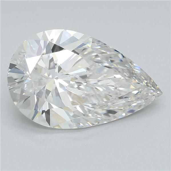 Lab Grown Diamond 3,25Ct E-VS1 Pear - GIA7478210166 1