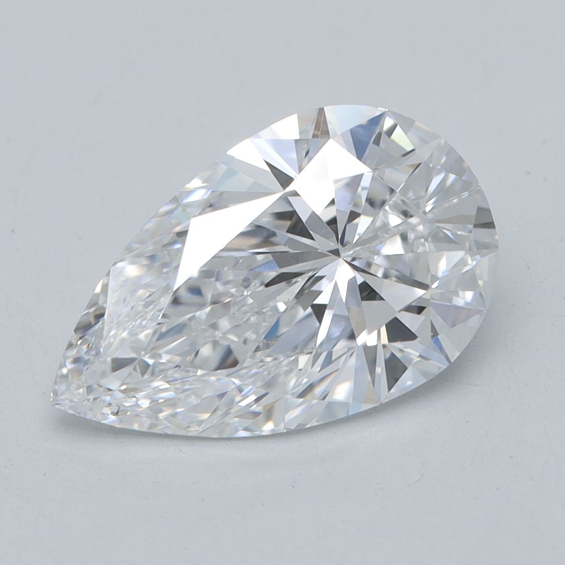 Lab Grown Diamond 1,66Ct D-VVS2 Pear - IGILG604377229 1