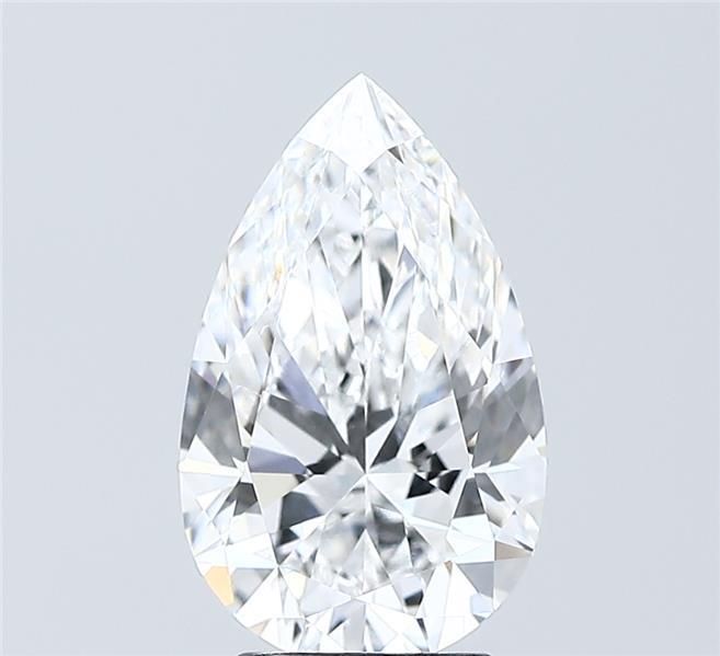 Lab Grown Diamond 3Ct D-VVS2 Pear - IGILG826609950 1