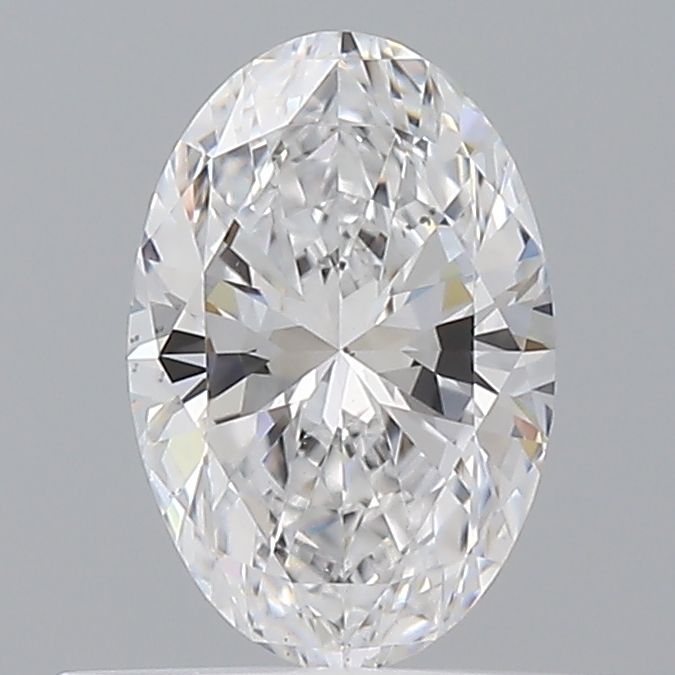 Diamond Natural 0,5Ct D-VS2 Oval - GIA7558976584 1