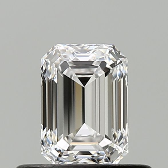 Diamond Natural 0,51Ct D-VVS2 Emerald - GIA7568015844 1