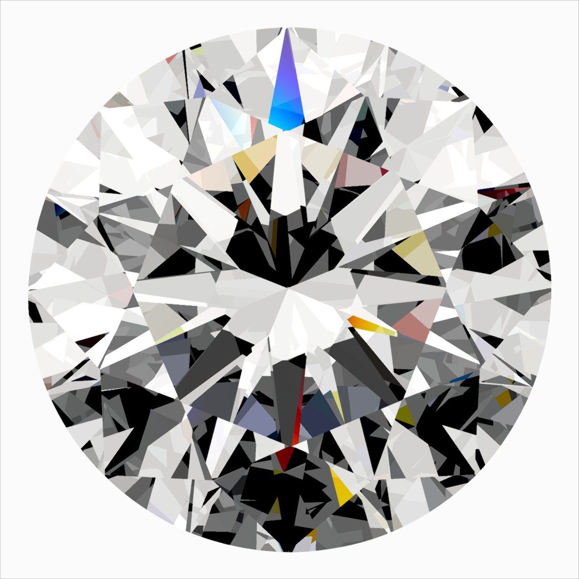 Diamond Natural 0,41Ct G-IF Round - IGI806610798 1