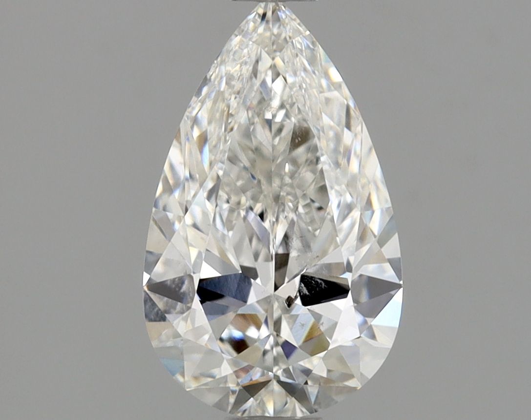 Diamond Natural 0,9Ct F-SI2 Pear - GIA7538789918 1