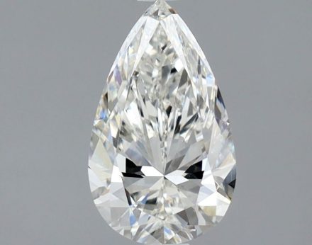 Diamond Natural 1Ct H-SI1 Pear - GIA7541939674 1