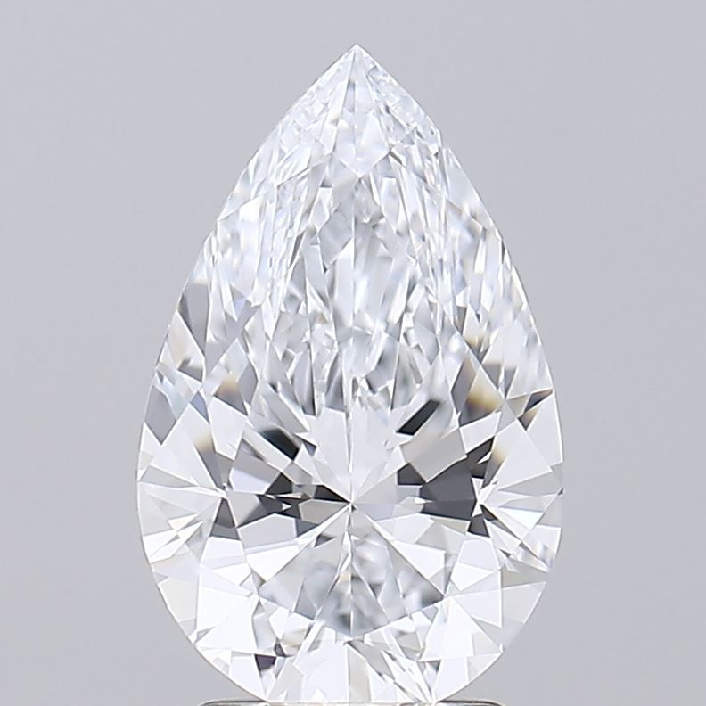 Lab Grown Diamond 2,56Ct E-FL Pear - IGILG816610594 1