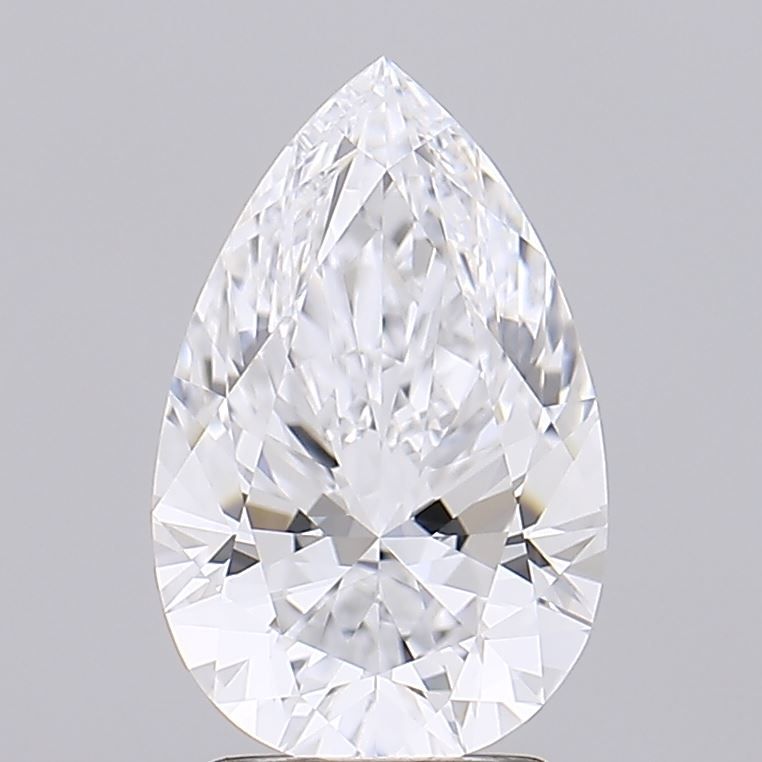 Lab Grown Diamond 2,54Ct D-IF Pear - IGILG812621966 1