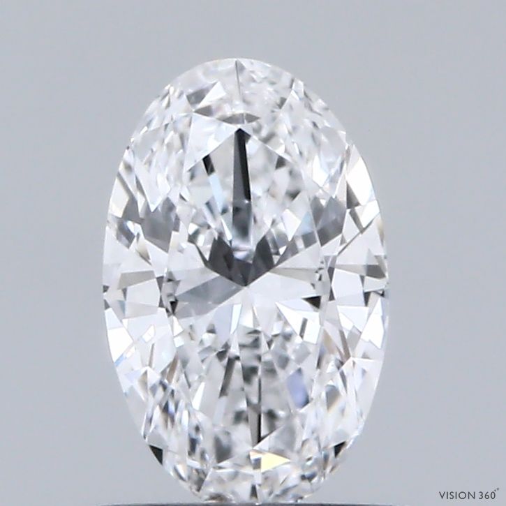 Diamond Natural 0,7Ct D-SI2 Oval - GIA7551997396 1