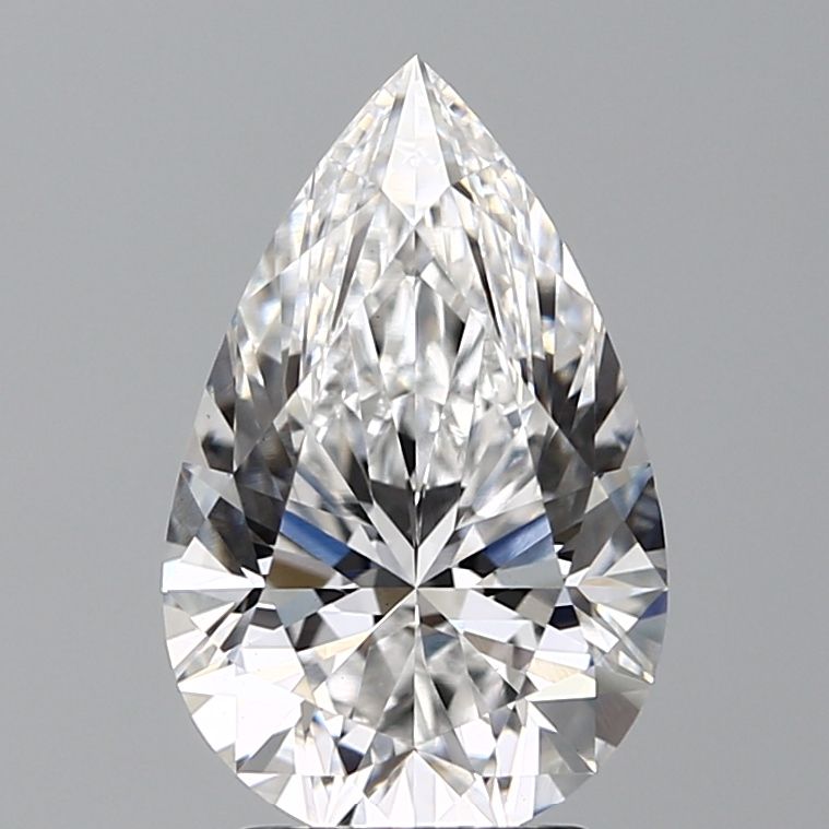 Lab Grown Diamond 3,02Ct D-VS1 Pear - IGILG781650290 1