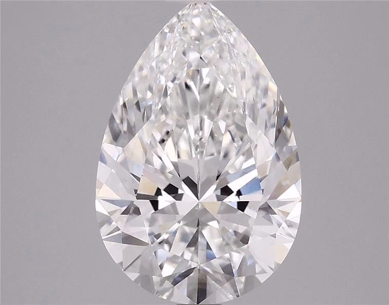 Lab Grown Diamond 3,1Ct D-VS1 Pear - IGILG816628844 1